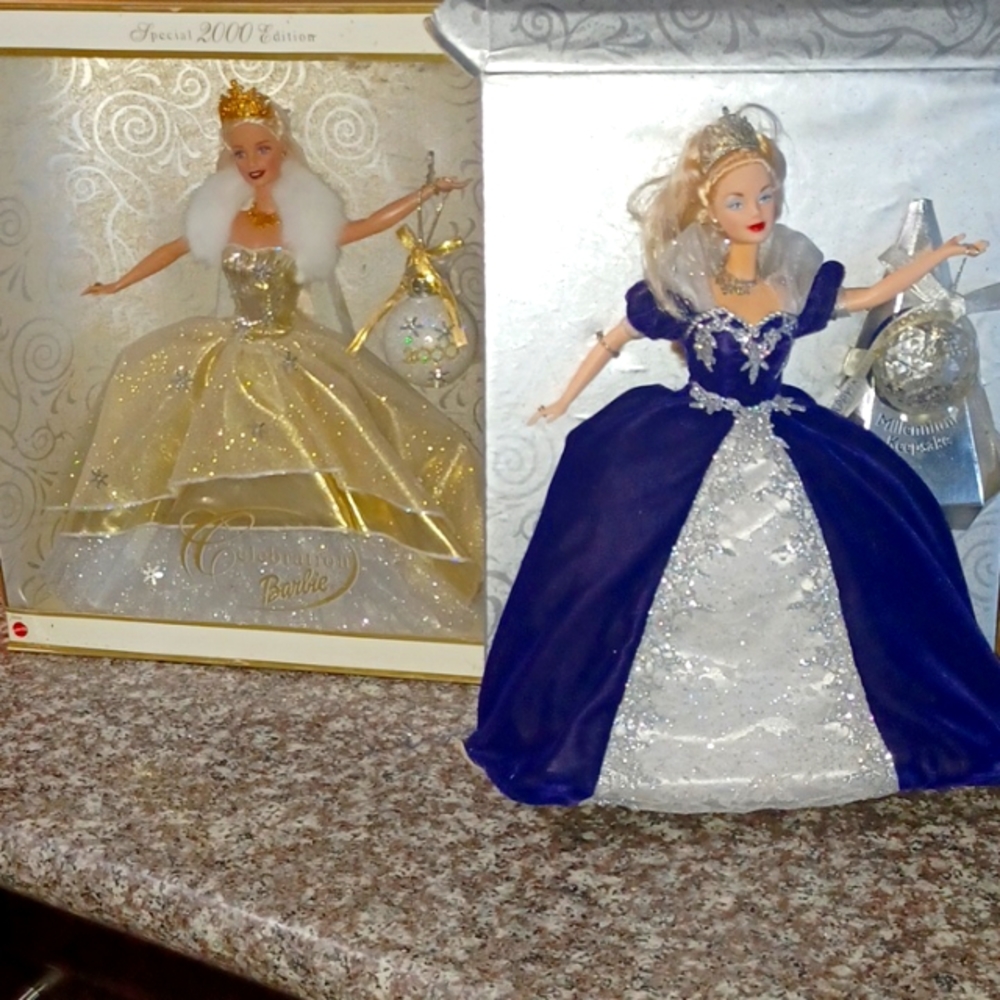 2000 special edition  holiday barbies.